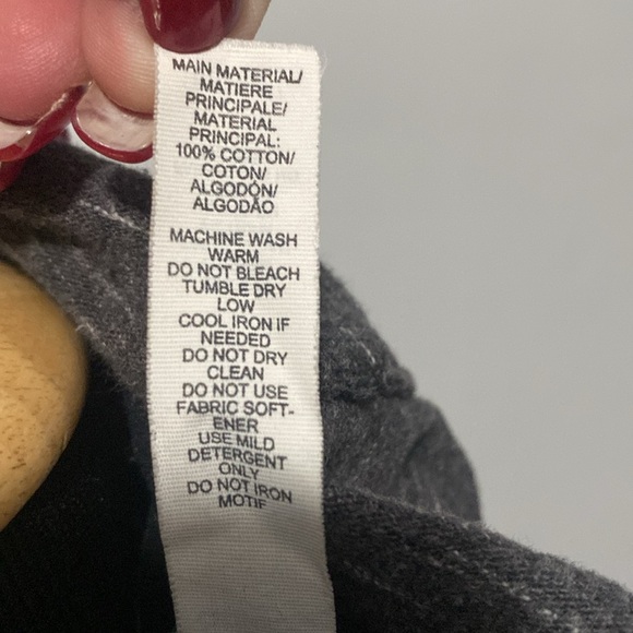 Adidas Women’s Sweatshirt Hoodie Dark Gray Heather Black Stitching & Tie Sz L - Picture 9 of 9